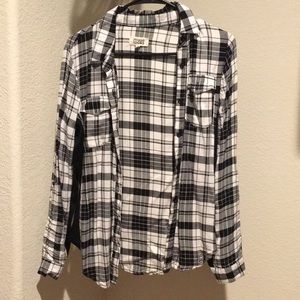Flannel button down shirt